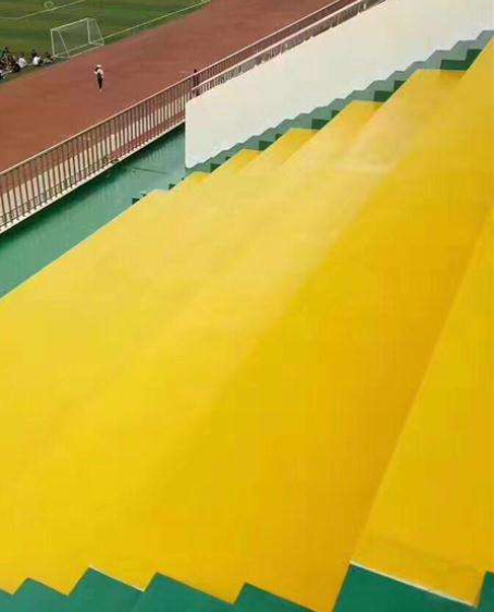 永清球场台阶翻新修补改造